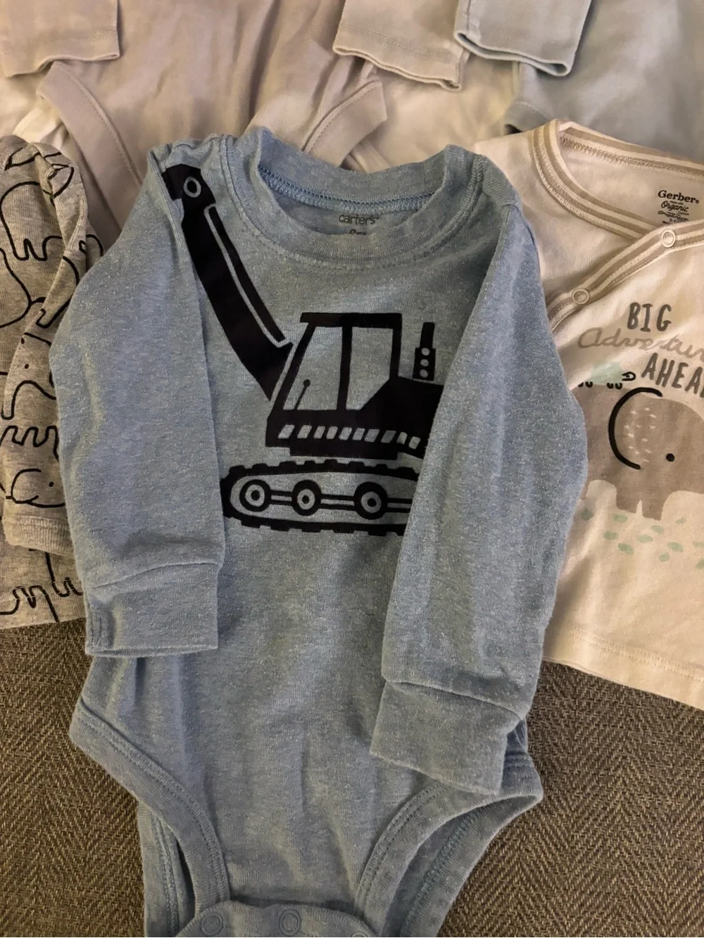Baby Boy Long Sleeve Clothes Lot-3 months +